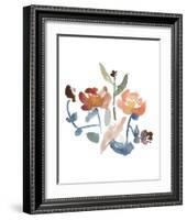 Nouveau Boheme No. 2 - Japanese Garden Series-Kiana Mosley-Framed Art Print