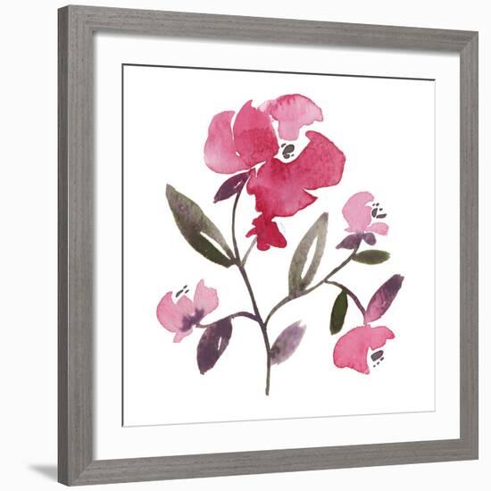 Nouveau Boheme - Peony-Kiana Mosley-Framed Art Print