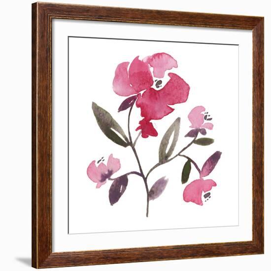 Nouveau Boheme - Peony-Kiana Mosley-Framed Art Print