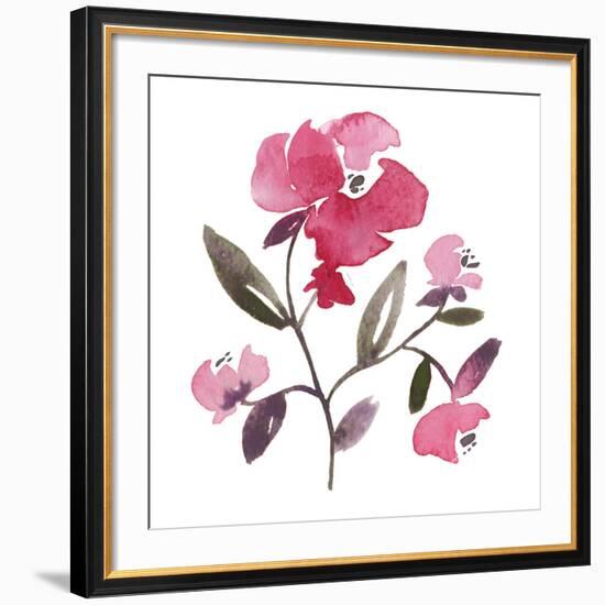 Nouveau Boheme - Peony-Kiana Mosley-Framed Art Print