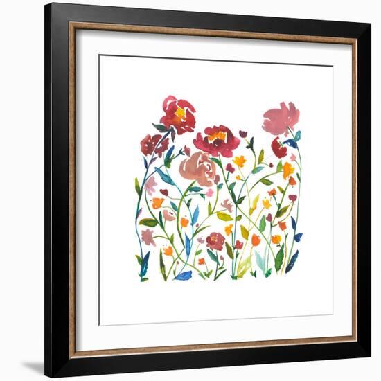 Nouveau Boheme - Wildflower Garden-Kiana Mosley-Framed Giclee Print