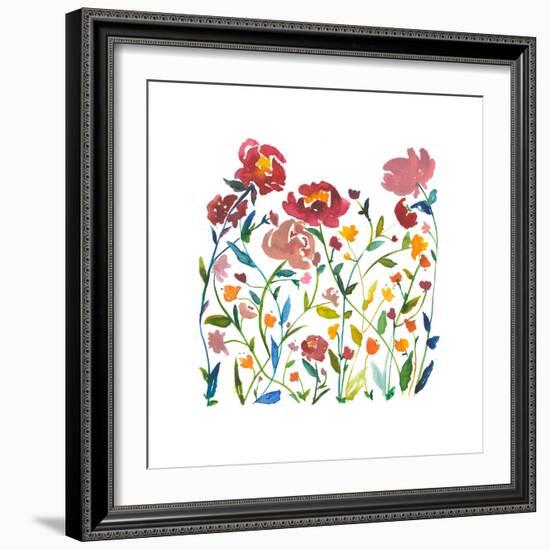 Nouveau Boheme - Wildflower Garden-Kiana Mosley-Framed Giclee Print