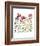 Nouveau Boheme - Wildflower Garden-Kiana Mosley-Framed Art Print