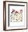 Nouveau Boheme - Wildflower Garden-Kiana Mosley-Framed Art Print