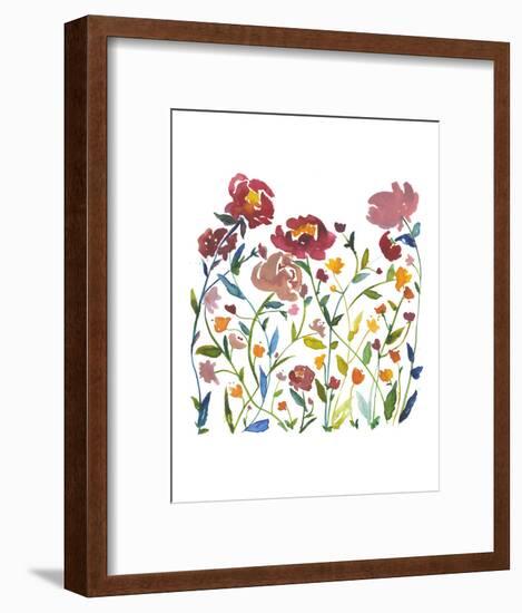 Nouveau Boheme - Wildflower Garden-Kiana Mosley-Framed Art Print