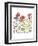 Nouveau Boheme - Wildflower Garden-Kiana Mosley-Framed Art Print