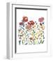 Nouveau Boheme - Wildflower Garden-Kiana Mosley-Framed Art Print