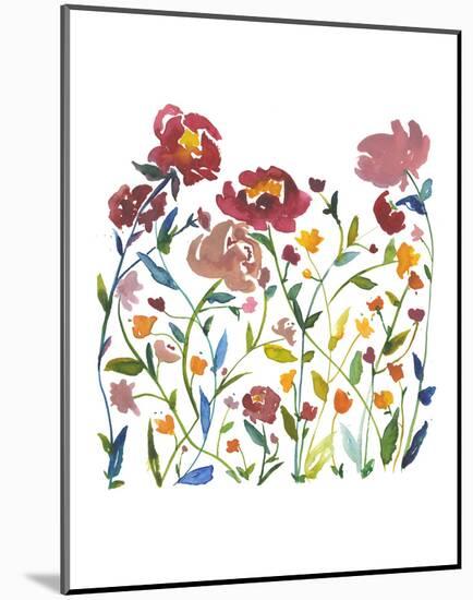 Nouveau Boheme - Wildflower Garden-Kiana Mosley-Mounted Art Print