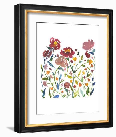 Nouveau Boheme - Wildflower Garden-Kiana Mosley-Framed Art Print