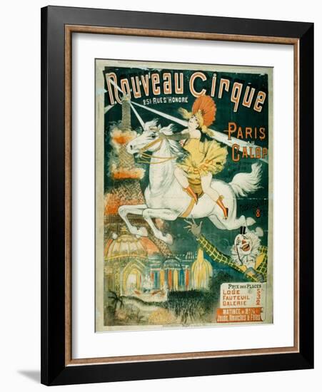 Nouveau Cirque, 1889-null-Framed Giclee Print