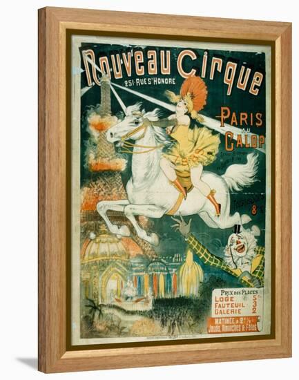 Nouveau Cirque, 1889-null-Framed Premier Image Canvas