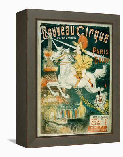 Nouveau Cirque, 1889-null-Framed Premier Image Canvas