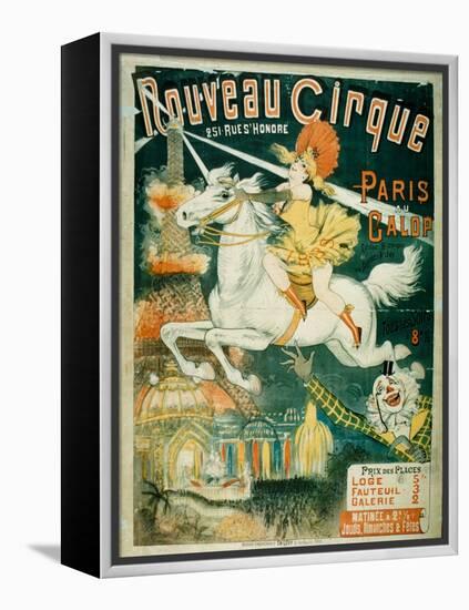 Nouveau Cirque, 1889-null-Framed Premier Image Canvas