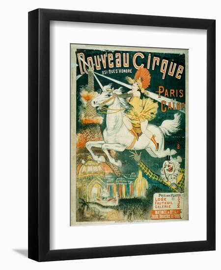 Nouveau Cirque, 1889--Framed Giclee Print