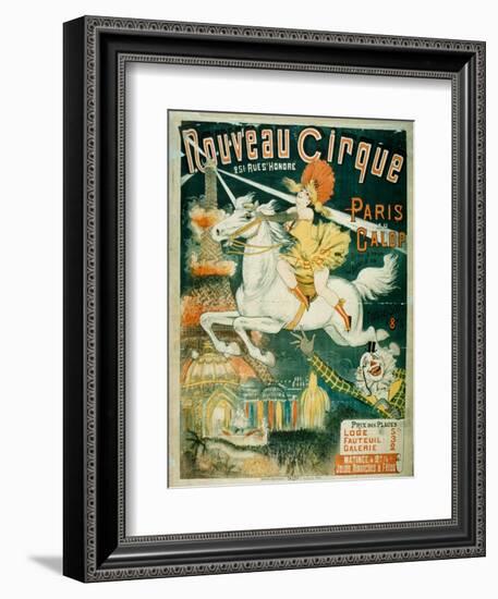 Nouveau Cirque, 1889--Framed Giclee Print