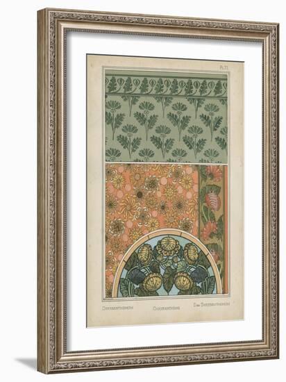 Nouveau Floral Design I-Vision Studio-Framed Art Print