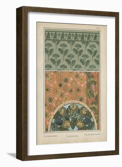 Nouveau Floral Design I-Vision Studio-Framed Art Print