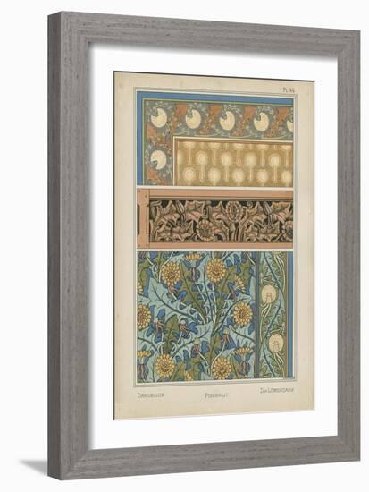 Nouveau Floral Design II-Vision Studio-Framed Art Print