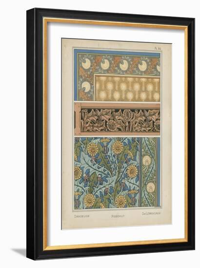 Nouveau Floral Design II-Vision Studio-Framed Art Print