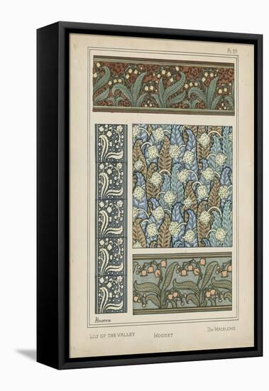 Nouveau Floral Design IV-Vision Studio-Framed Stretched Canvas