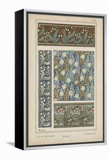 Nouveau Floral Design IV-Vision Studio-Framed Stretched Canvas