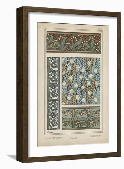 Nouveau Floral Design IV-Vision Studio-Framed Premium Giclee Print
