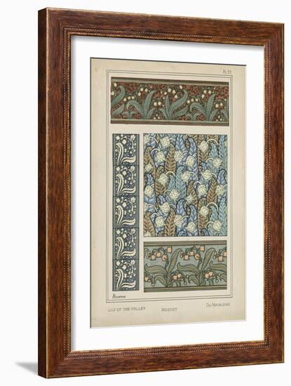 Nouveau Floral Design IV-Vision Studio-Framed Premium Giclee Print