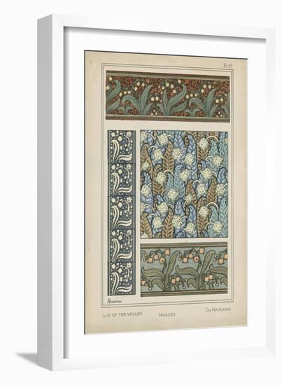 Nouveau Floral Design IV-Vision Studio-Framed Premium Giclee Print