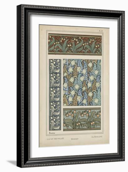 Nouveau Floral Design IV-Vision Studio-Framed Premium Giclee Print