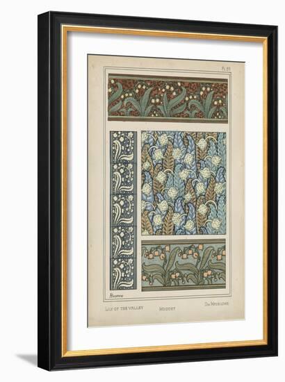 Nouveau Floral Design IV-Vision Studio-Framed Premium Giclee Print