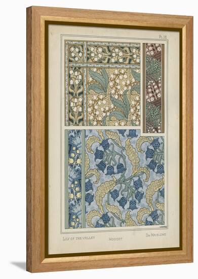 Nouveau Floral Design V-Vision Studio-Framed Stretched Canvas