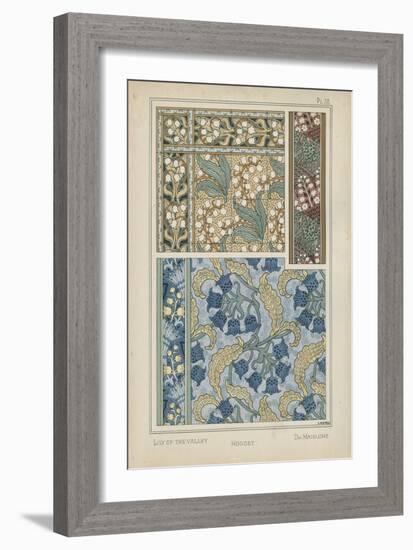 Nouveau Floral Design V-Vision Studio-Framed Premium Giclee Print