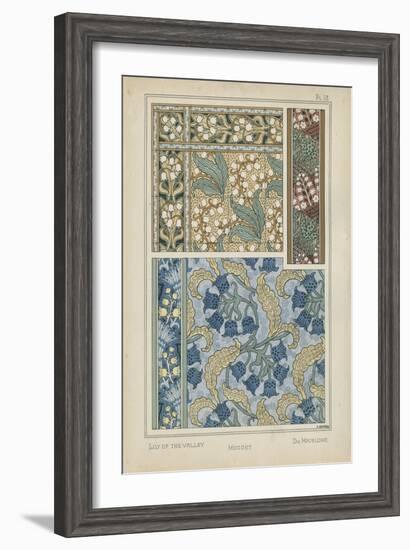 Nouveau Floral Design V-Vision Studio-Framed Art Print