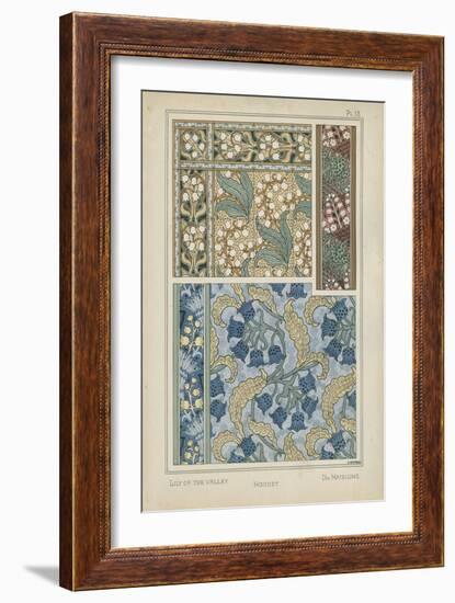 Nouveau Floral Design V-Vision Studio-Framed Art Print