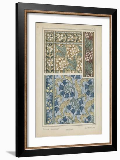 Nouveau Floral Design V-Vision Studio-Framed Art Print