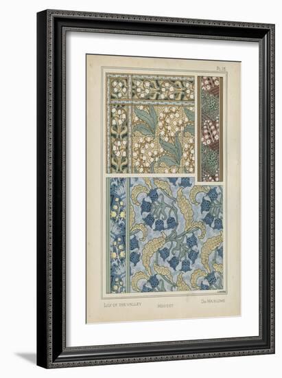 Nouveau Floral Design V-Vision Studio-Framed Art Print