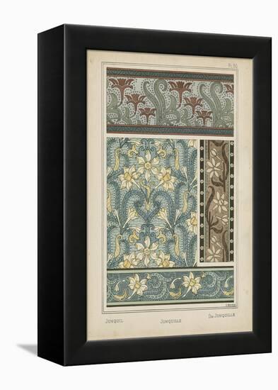 Nouveau Floral Design VI-Vision Studio-Framed Stretched Canvas