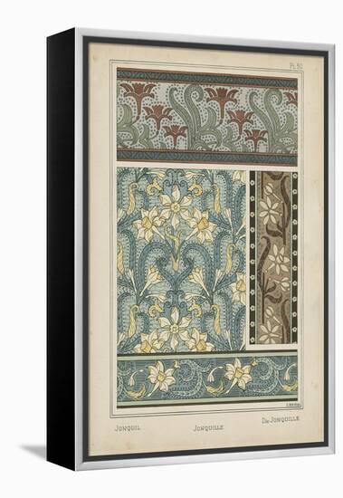 Nouveau Floral Design VI-Vision Studio-Framed Stretched Canvas