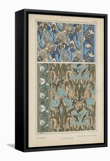 Nouveau Floral Design VII-Vision Studio-Framed Stretched Canvas