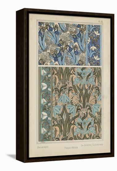 Nouveau Floral Design VII-Vision Studio-Framed Stretched Canvas