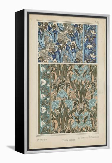 Nouveau Floral Design VII-Vision Studio-Framed Stretched Canvas