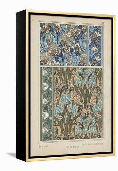 Nouveau Floral Design VII-Vision Studio-Framed Stretched Canvas