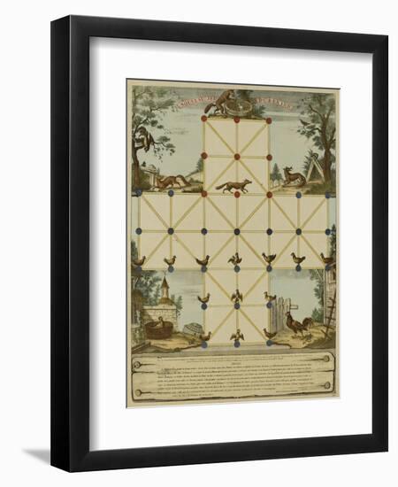 Nouveau jeu du renard-null-Framed Giclee Print