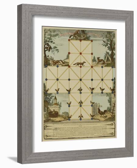 Nouveau jeu du renard-null-Framed Giclee Print