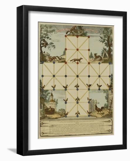 Nouveau jeu du renard-null-Framed Giclee Print