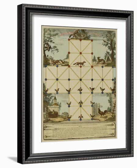 Nouveau jeu du renard-null-Framed Giclee Print