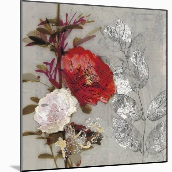 Nouveau Rose 1-Matina Theodosiou-Mounted Art Print