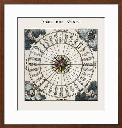 Nouvelle Carte Pour Conduire A La Connaissance De La Marine Giclee Print Henri Abraham Chatelain Art Com