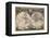Nova et Accuratissima Totius Terrarum Orbis Tabula-Joan Blaeu-Framed Stretched Canvas