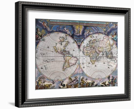 Nova et Accuratissima Totius-Joan Blaeu-Framed Giclee Print